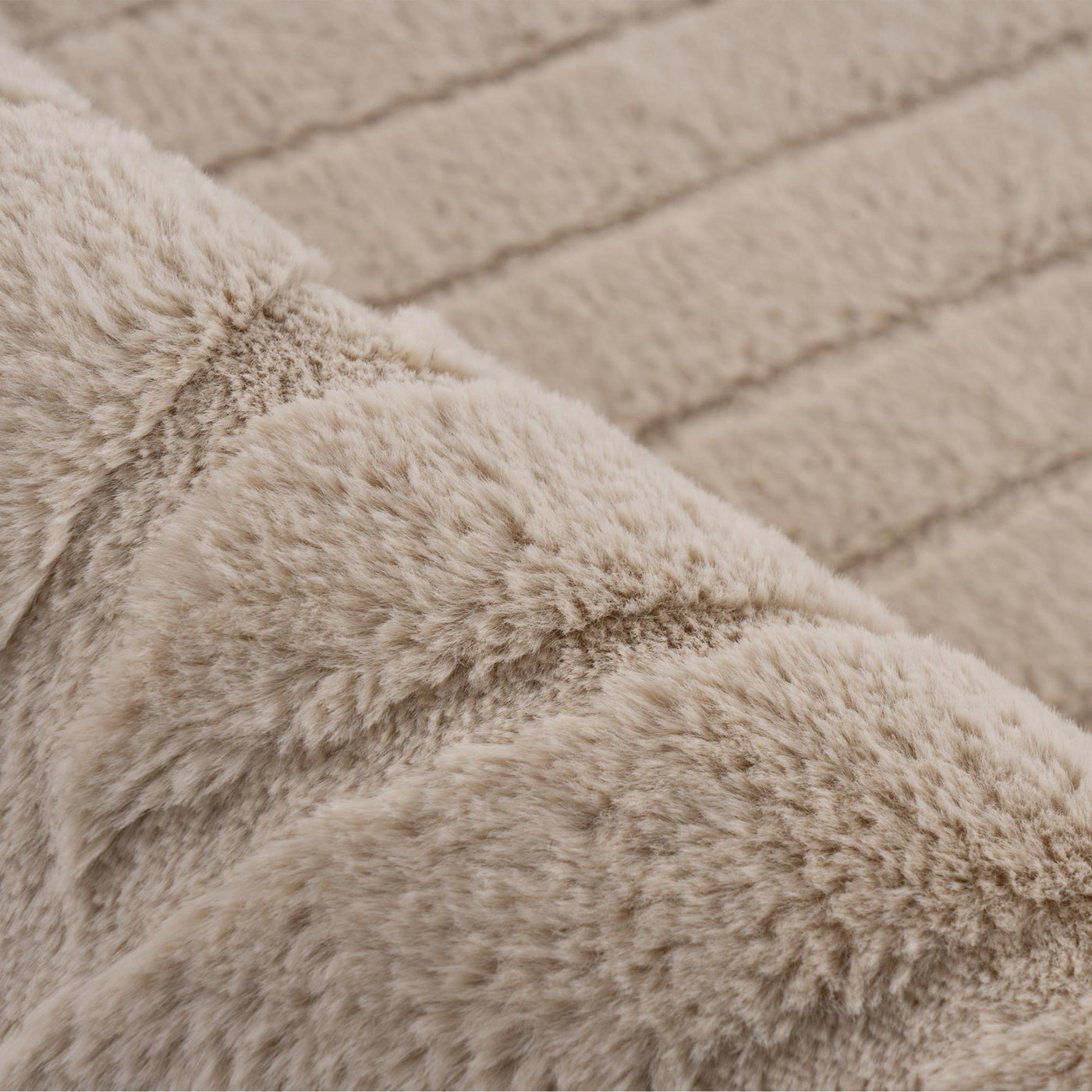 COMFORT Tapis doux à motif beige - 160x230 cm - Tapis - Mobilier Deco