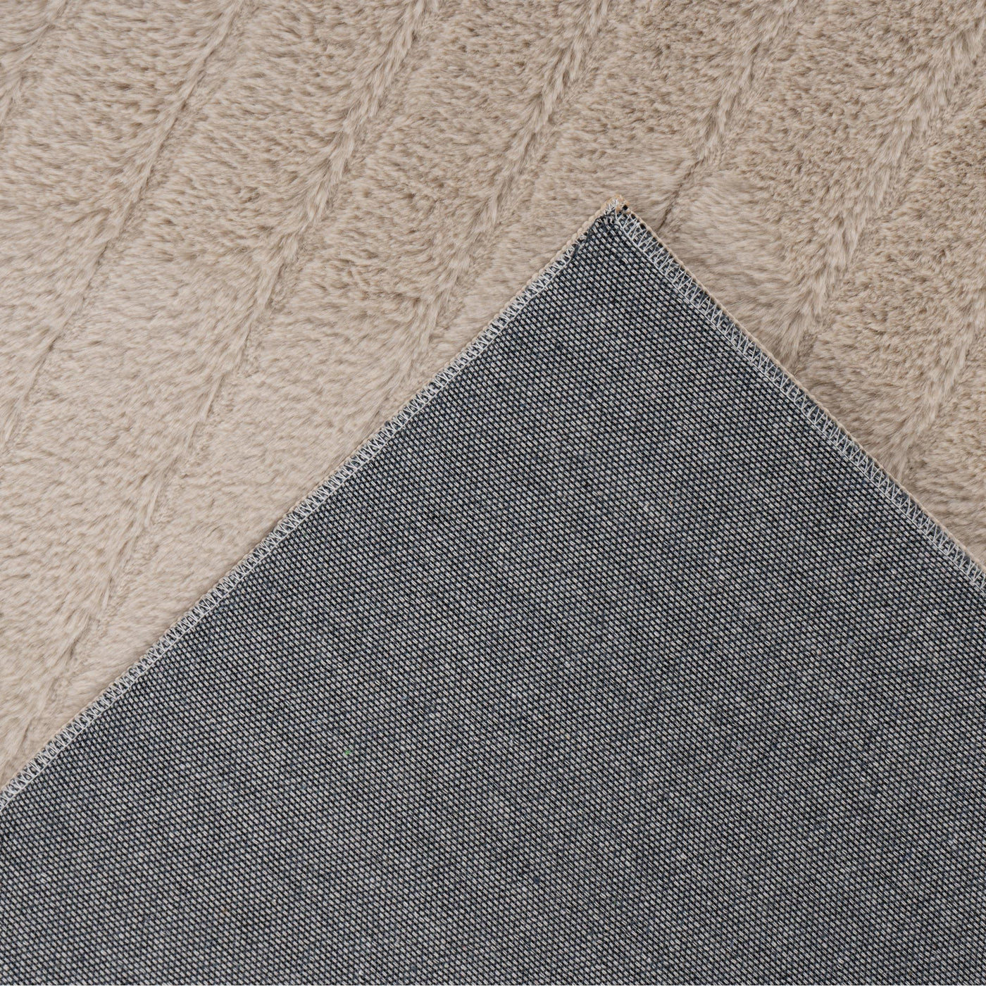 COMFORT Tapis doux à motif beige - 160x230 cm - Tapis - Mobilier Deco