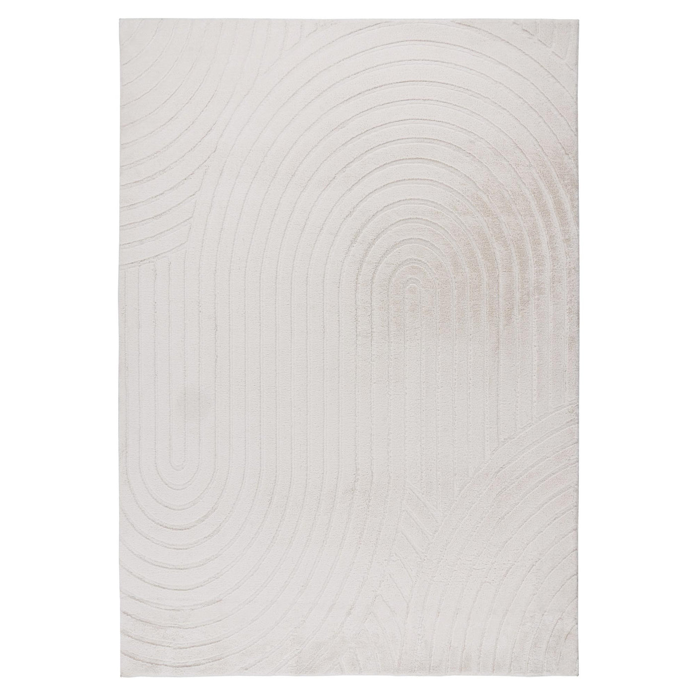 COMFORT Tapis doux à motif écru - 160x230 cm - Tapis - Mobilier Deco