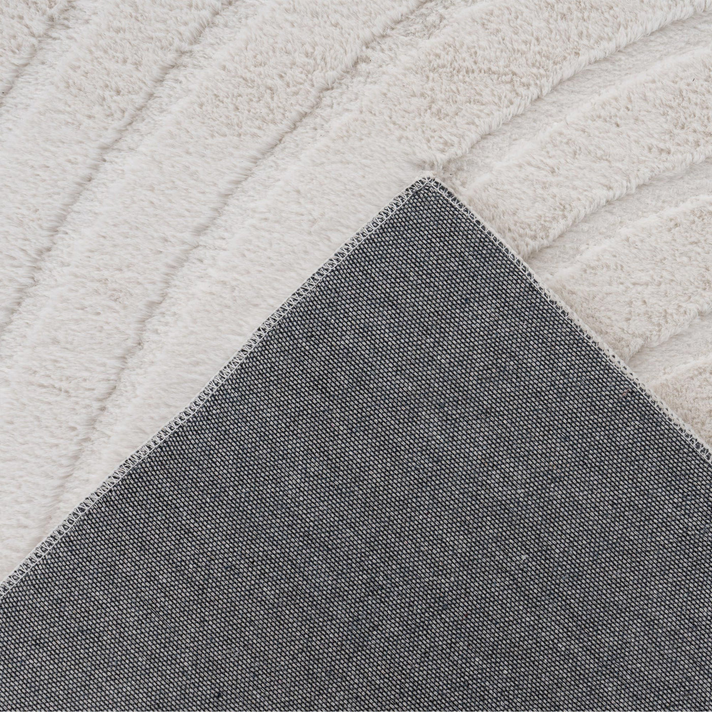 COMFORT Tapis doux à motif écru - 160x230 cm - Tapis - Mobilier Deco
