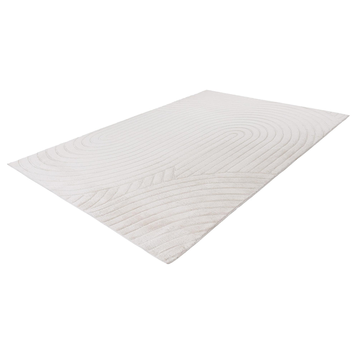COMFORT Tapis doux à motif écru - 160x230 cm - Tapis - Mobilier Deco