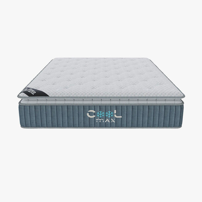 COOL MAX Matelas mémoire de forme et ressorts ensachés 140x190 cm épaisseur 31 cm