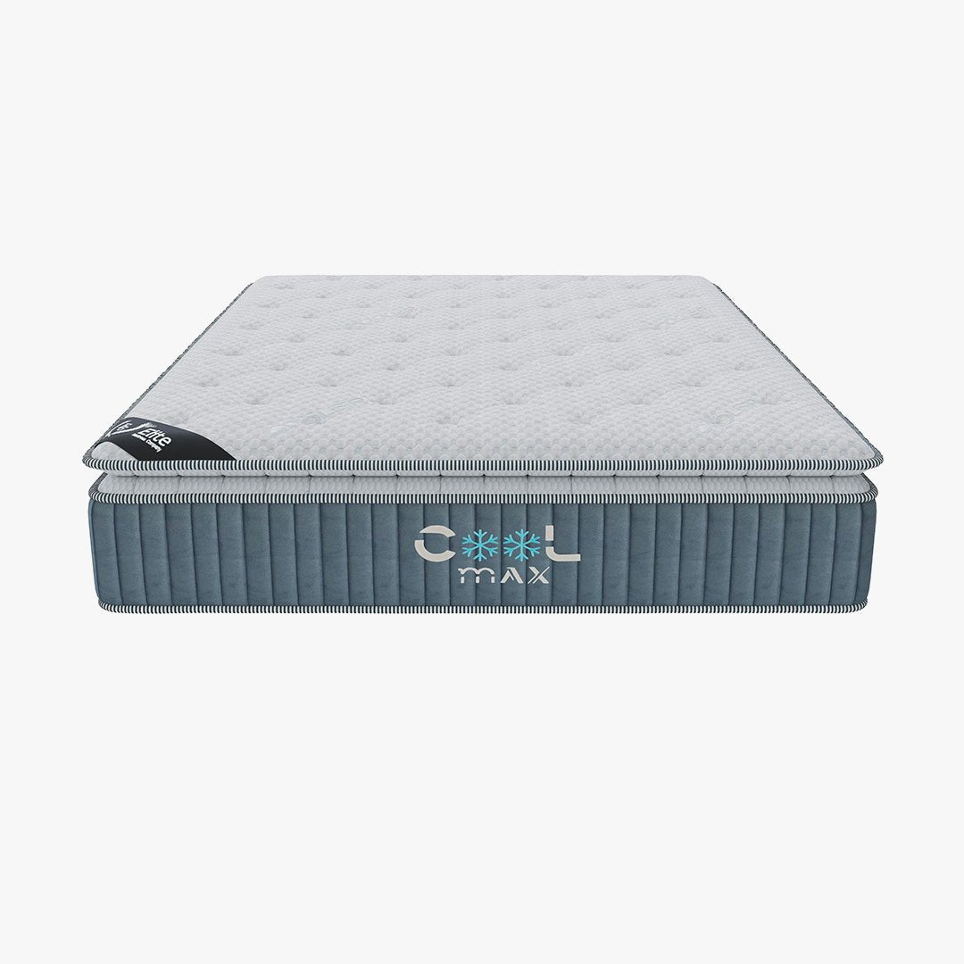 COOL MAX Matelas mémoire de forme et ressorts ensachés 180x200 cm épaisseur 31 cm - Matelas - Mobilier Deco