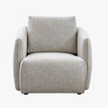 DAYLA Fauteuil en tissu beige