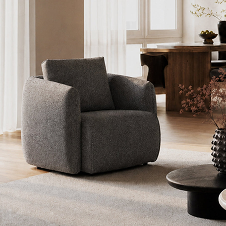 DAYLA Fauteuil en tissu bleu — aperçu vidéo