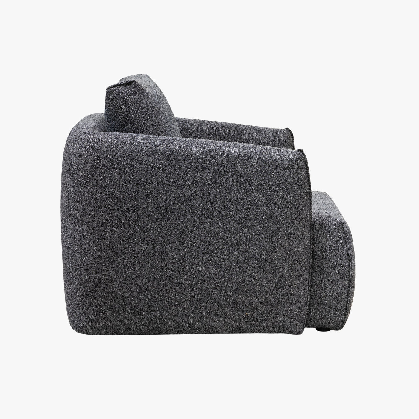 DAYLA Fauteuil en tissu bleu - Fauteuils - Mobilier Deco