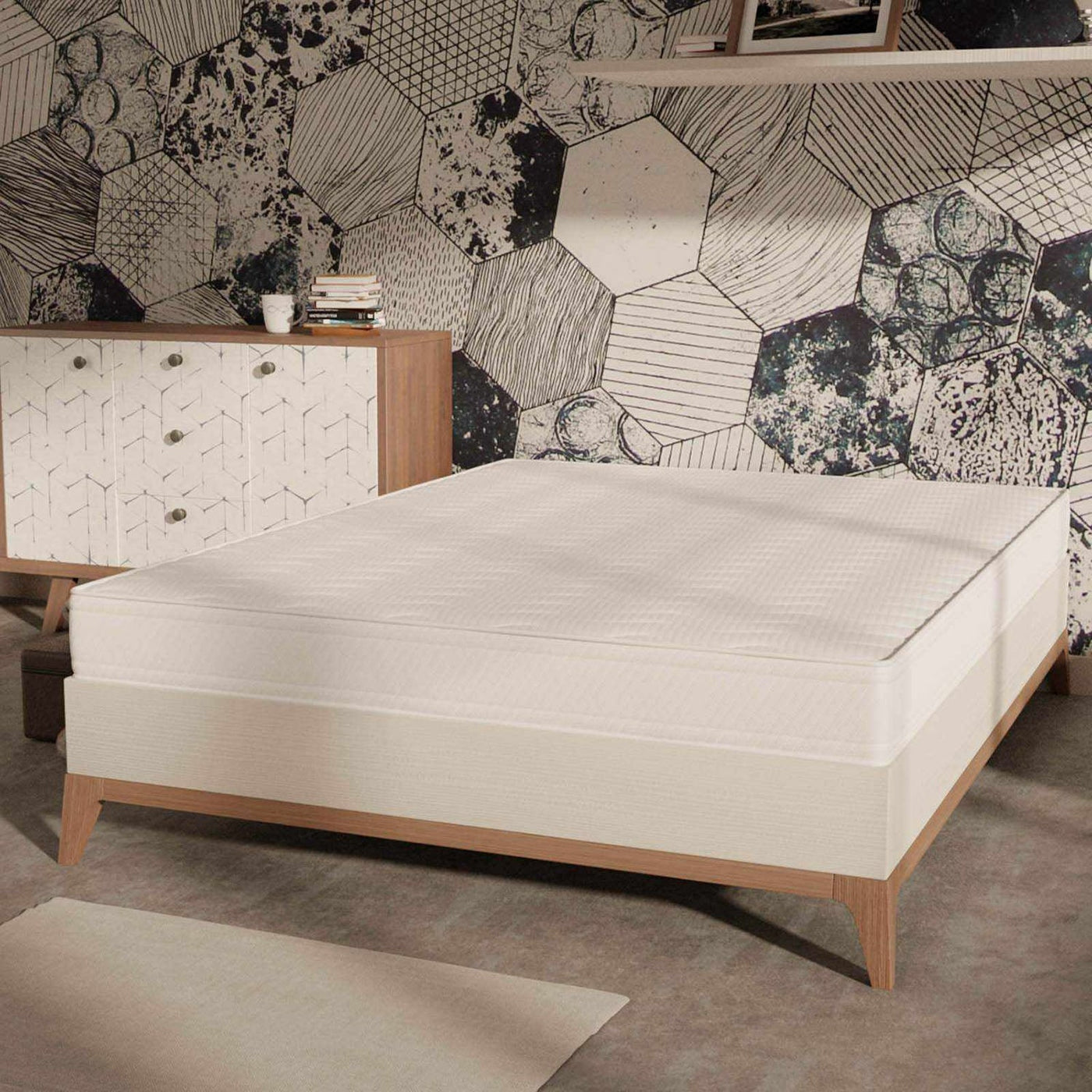 DREAM Matelas Eco 140x190 15 cm - Matelas - Mobilier Deco