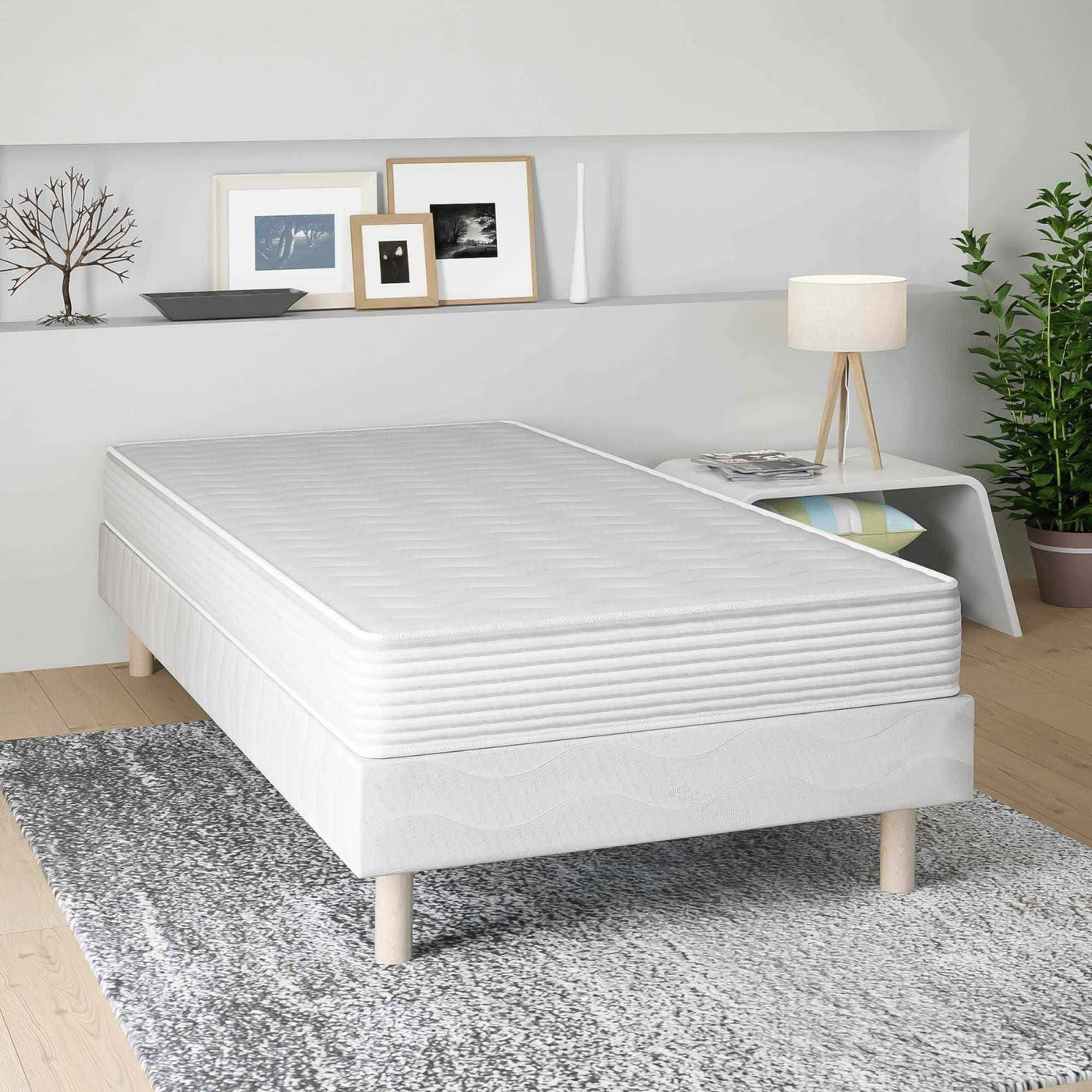 DREAM Matelas Eco 90x190 15 cm - Matelas - Mobilier Deco