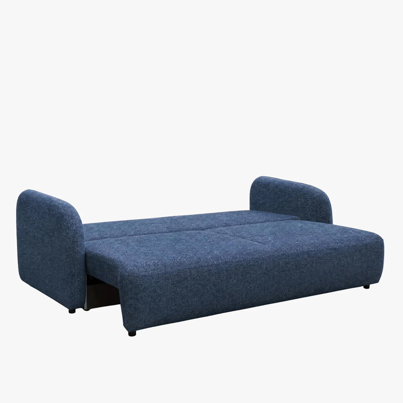 DRIXY Canapé 3 places convertible avec coffre en tissu bleu foncé - Canapés convertibles - Mobilier Deco