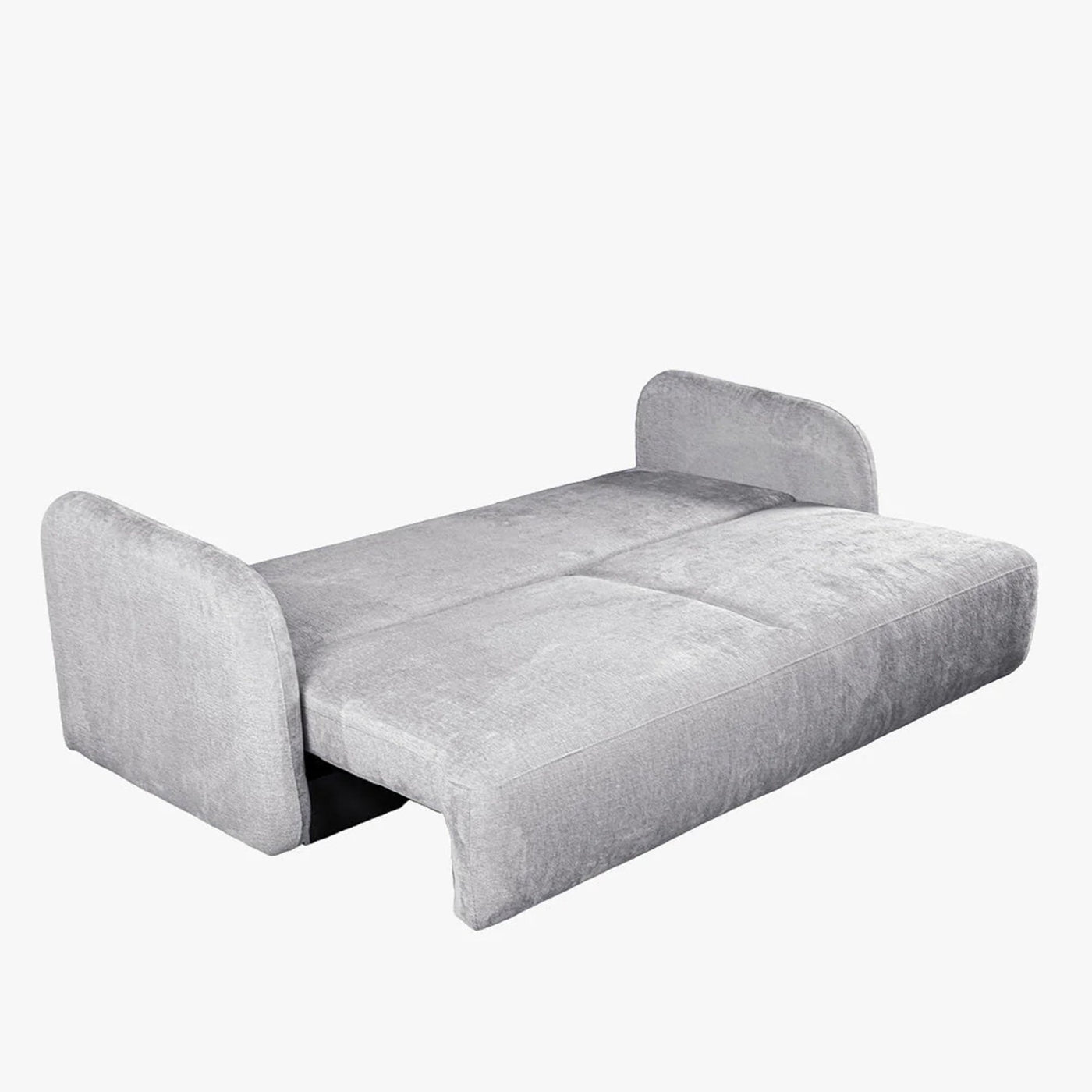 DRIXY Canapé 3 places convertible avec coffre en tissu gris - Canapés convertibles - Mobilier Deco