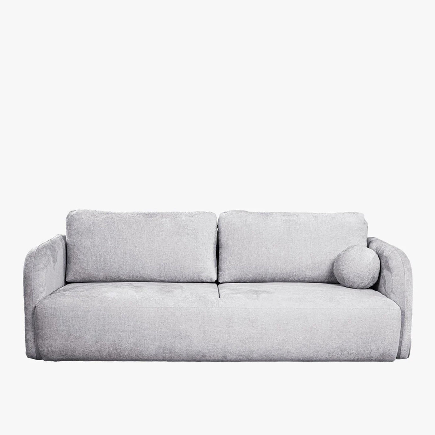 DRIXY Canapé 3 places convertible avec coffre en tissu gris - Canapés convertibles - Mobilier Deco