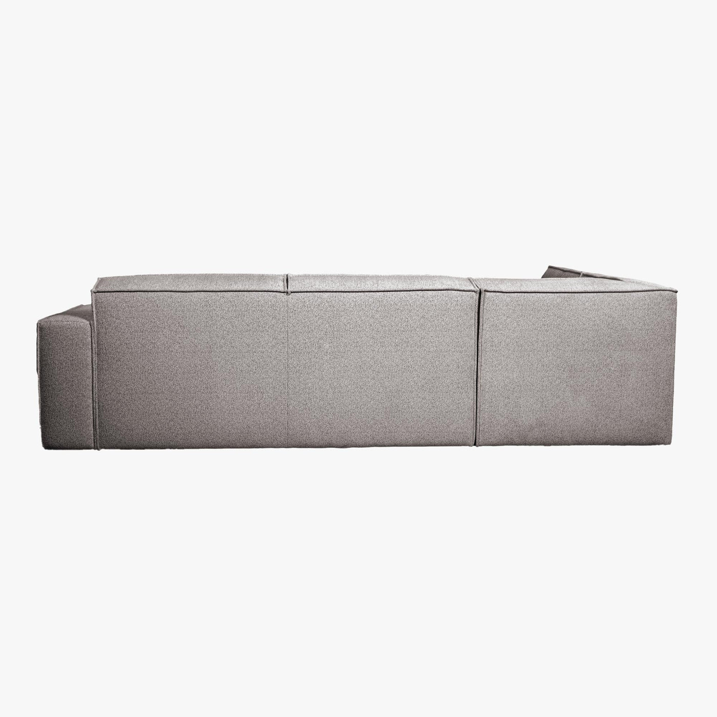 ELIA Canapé d'angle en tissu gris- Angle gauche - Canapés d'angle - Mobilier Deco