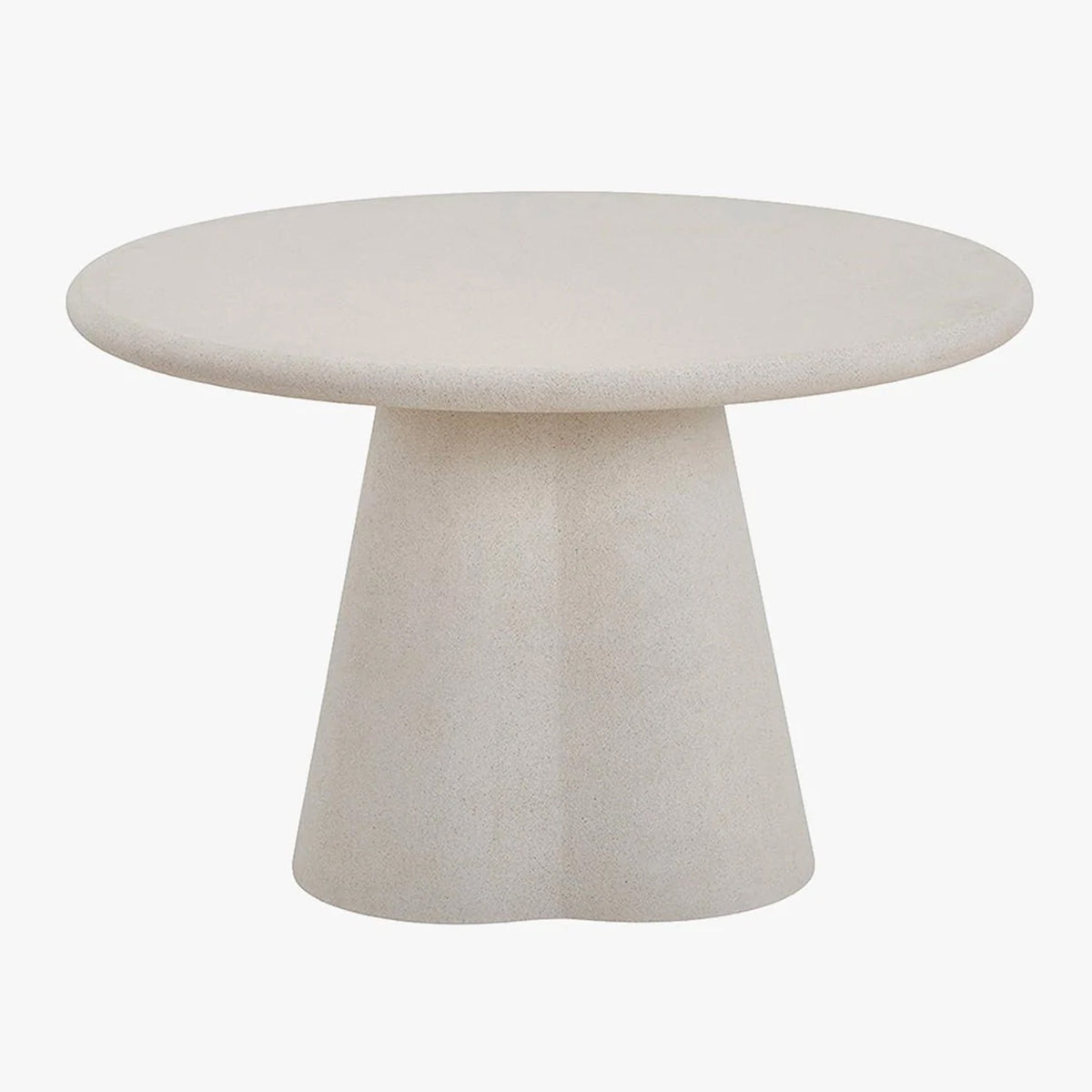 FARO Table à manger ronde couleur ciment 120 cm - Table à manger - Mobilier Deco