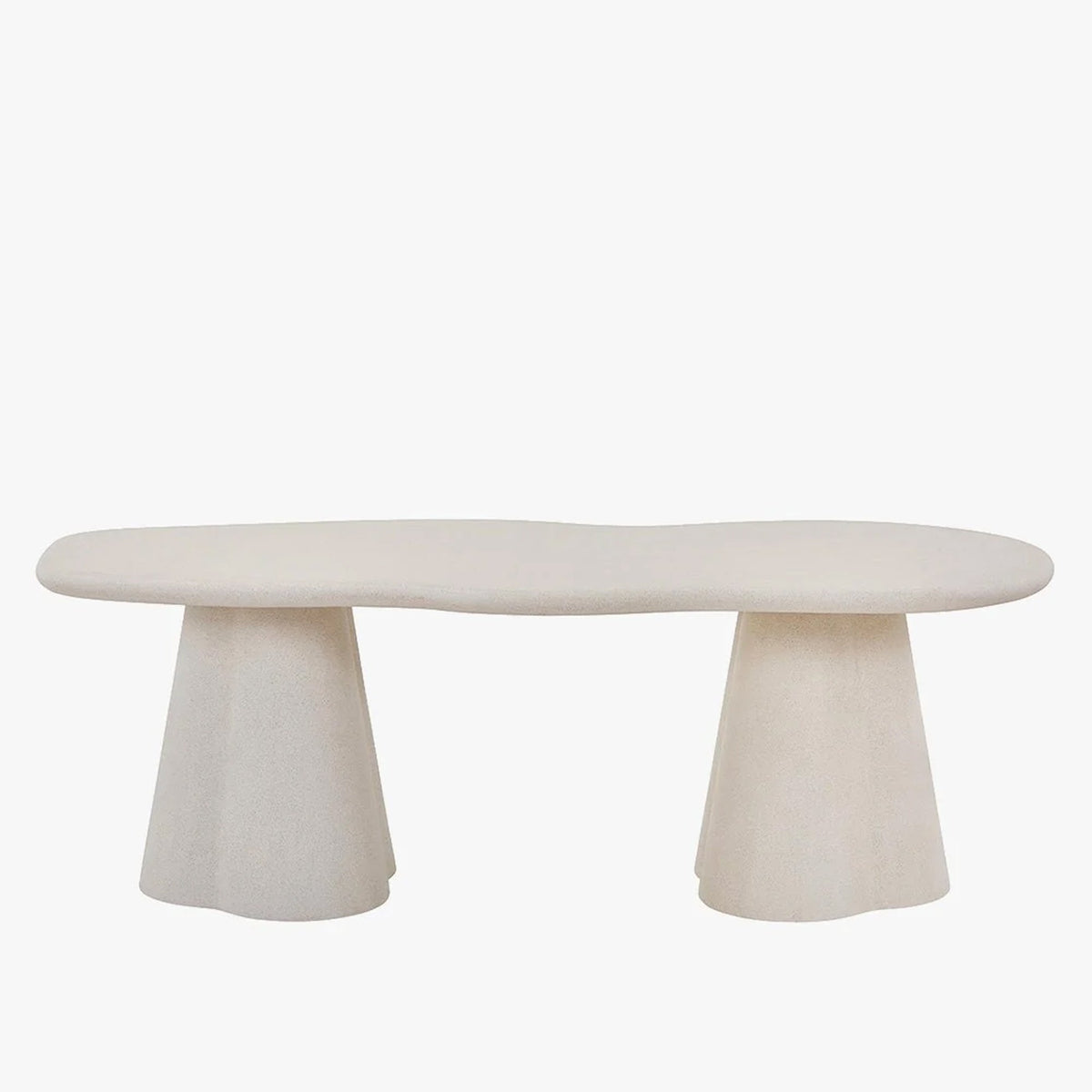 FARO XL Table à manger couleur ciment 220 cm - Table à manger - Mobilier Deco