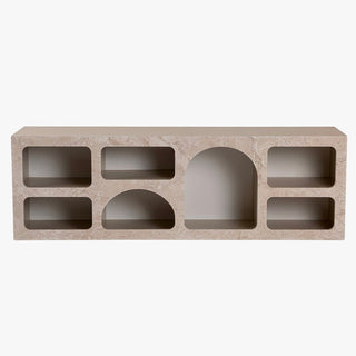 FIANA Meuble TV 7 niches beige