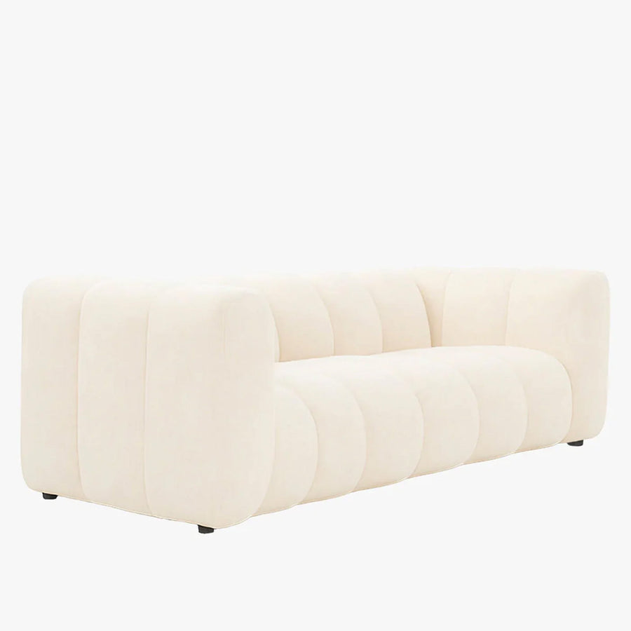 GABY Canapé 3 places en tissu beige — aperçu vidéo