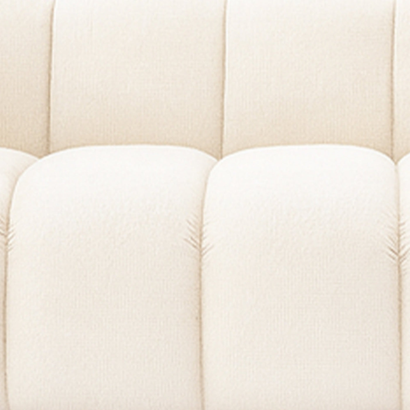 GABY Canapé 3 places en tissu beige - Canapés fixes - Mobilier Deco