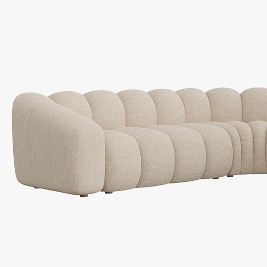 GABY XL Canapé d'angle réversible en tissu beige — aperçu vidéo