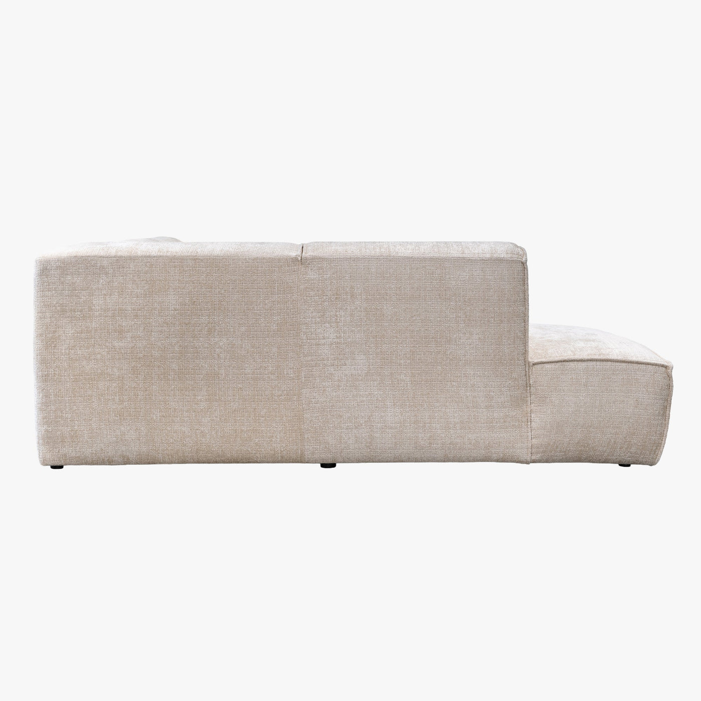 GIULIA XL Canapé d'angle en tissu beige - Angle gauche - Canapés d'angle - Mobilier Deco
