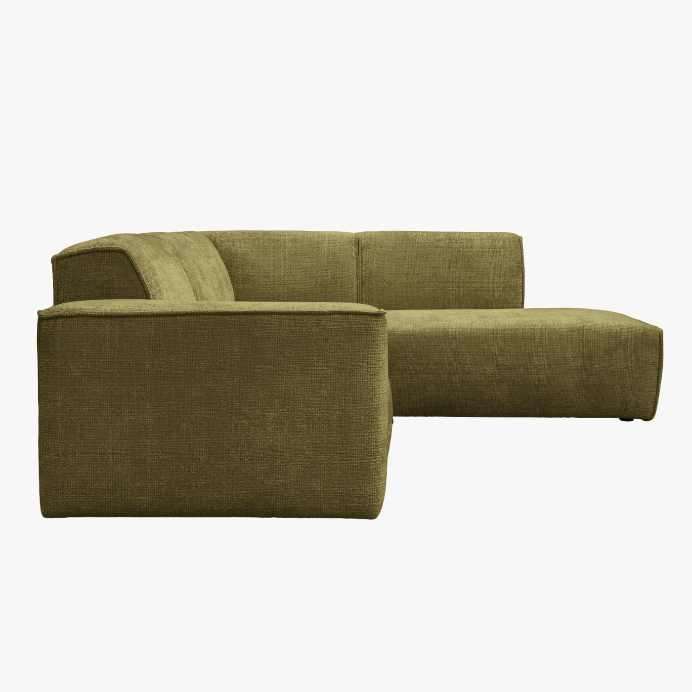GIULIA XL Canapé d'angle en tissu vert - Angle droit - Canapés d'angle - Mobilier Deco