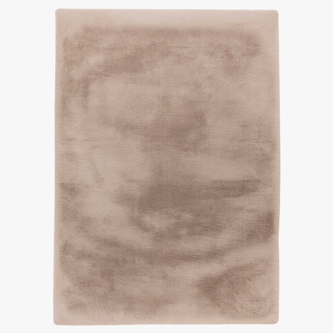 HEAVEN Tapis en tissu doux taupe clair - 160x230 cm - Tapis - Mobilier Deco