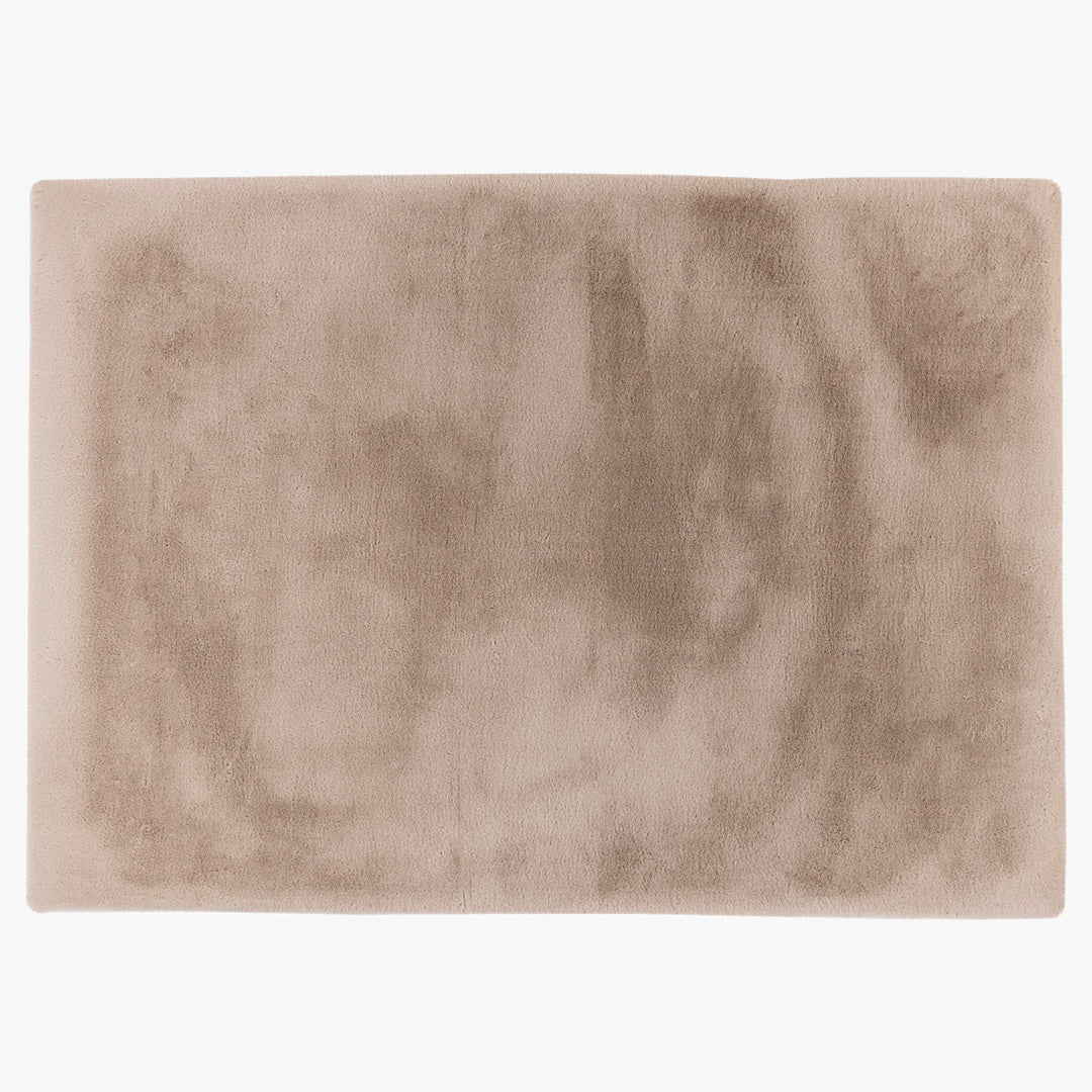 HEAVEN Tapis en tissu doux taupe clair - 160x230 cm - Tapis - Mobilier Deco