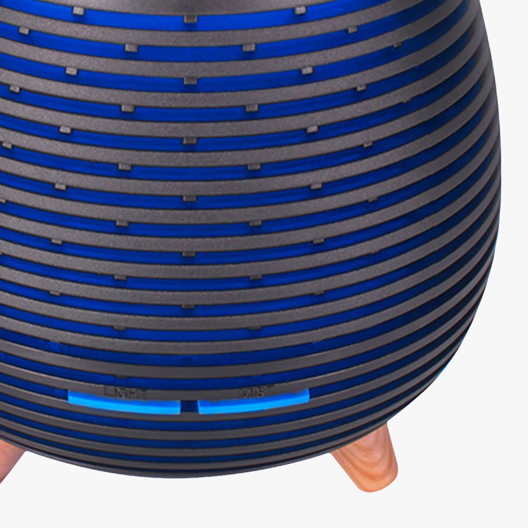 HELYR Diffuseur d'huiles essentielles à LED noir - Diffuseurs - Mobilier Deco