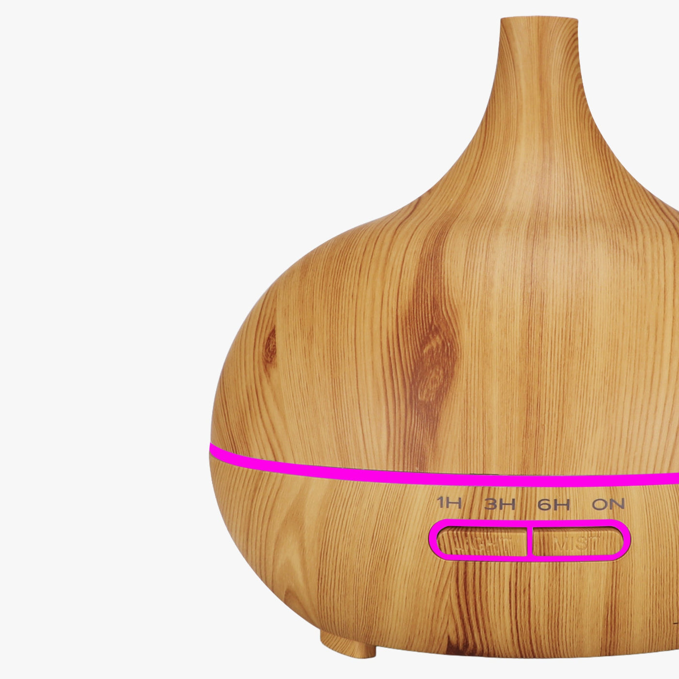 ILAYA Diffuseur d'huiles essentielles couleur bois à LED - Diffuseurs - Mobilier Deco