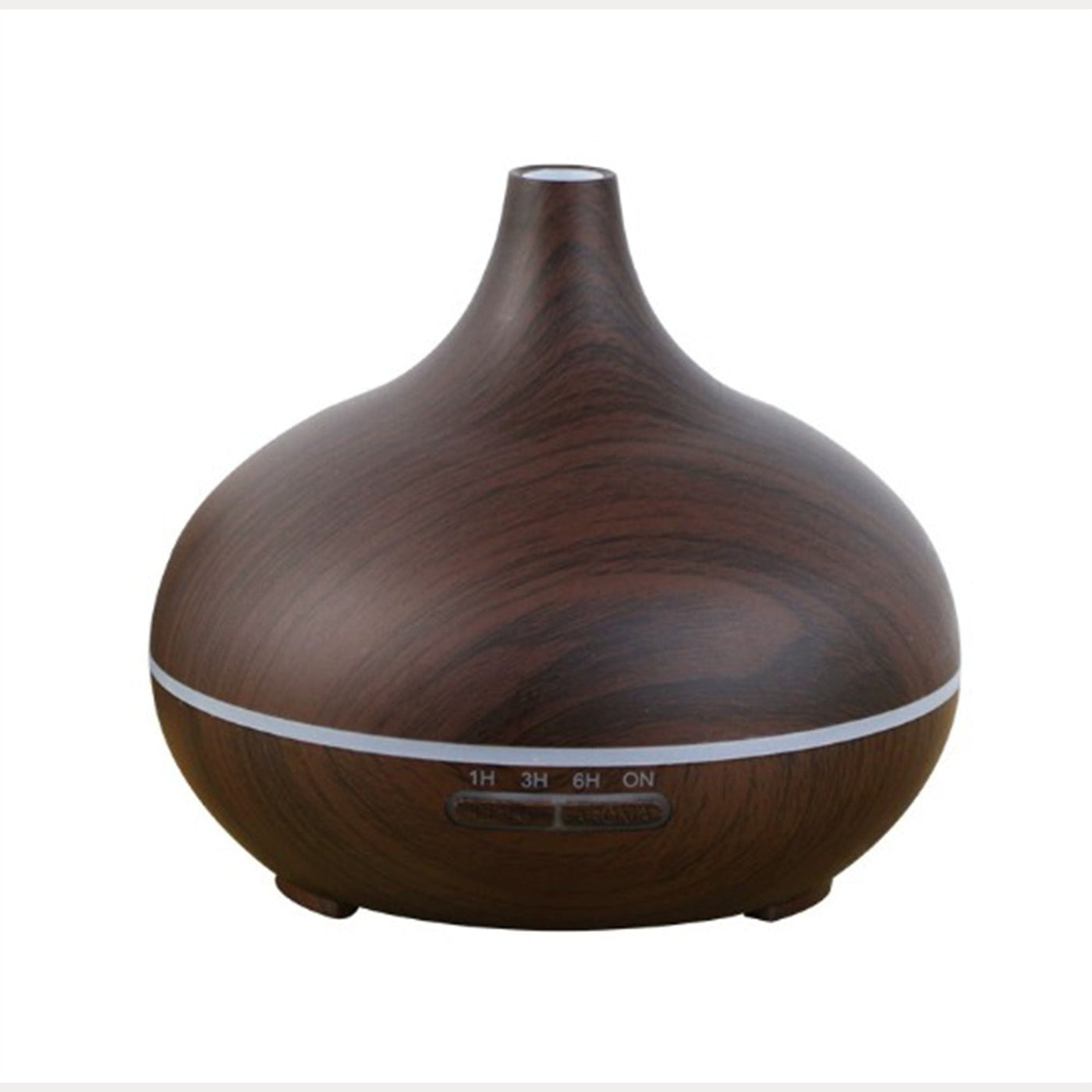 ILAYA Diffuseur d'huiles essentielles couleur bois noir à LED - Diffuseurs - Mobilier Deco