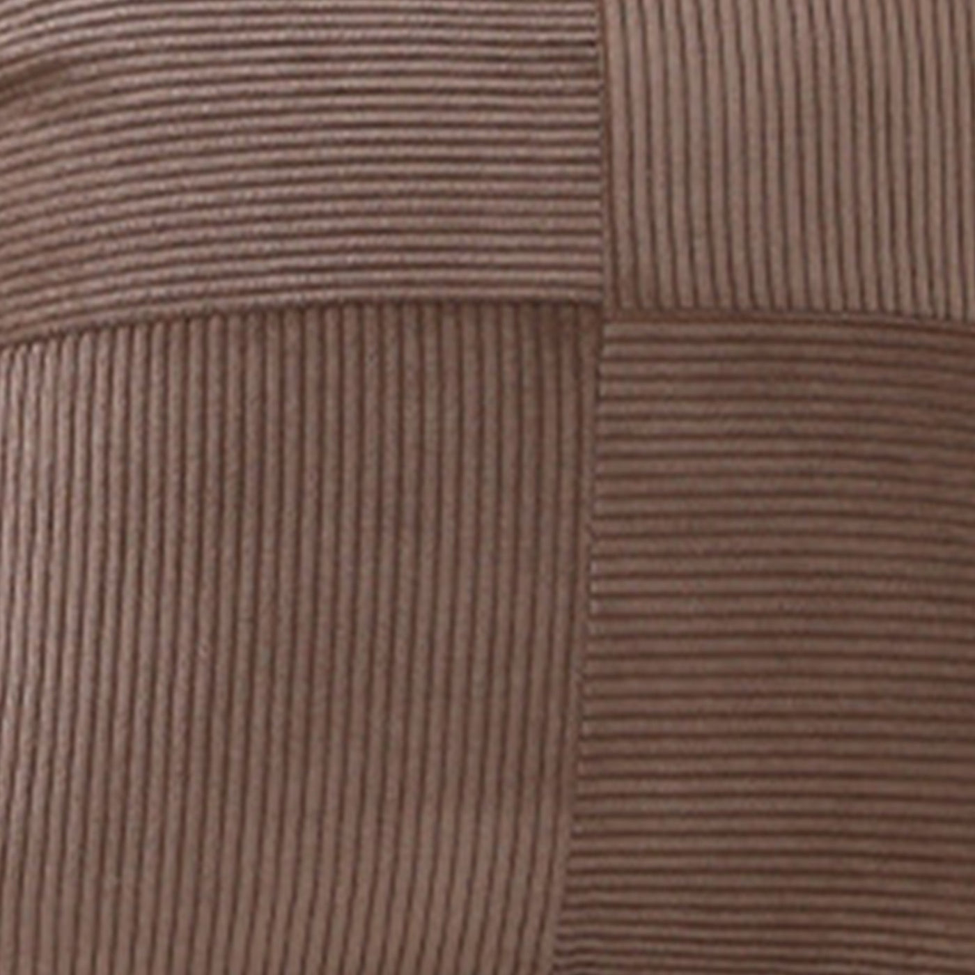 ISYS Coussin carré en tissu côtelé marron 45x45 cm - Coussins - Mobilier Deco