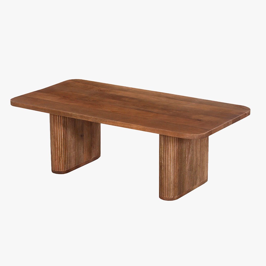 JEAN Table basse bois de manguier brun clair - Table basse - Mobilier Deco