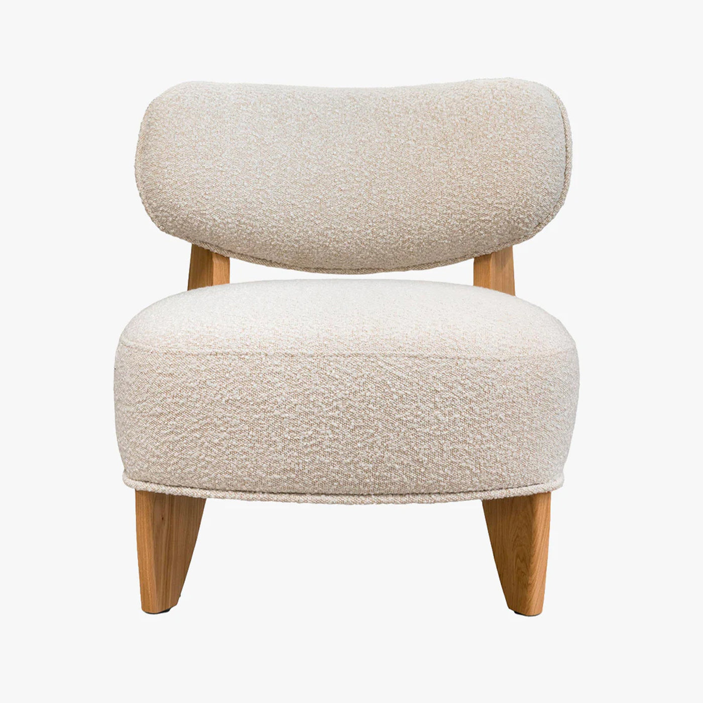 JEYZ Fauteuil design effet peau de mouton beige - Fauteuils - Mobilier Deco