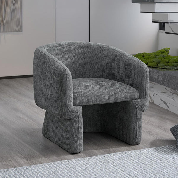 KAYLI Fauteuil cabriolet en tissu gris
