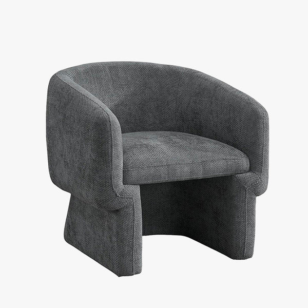 KAYLI Fauteuil cabriolet en tissu gris