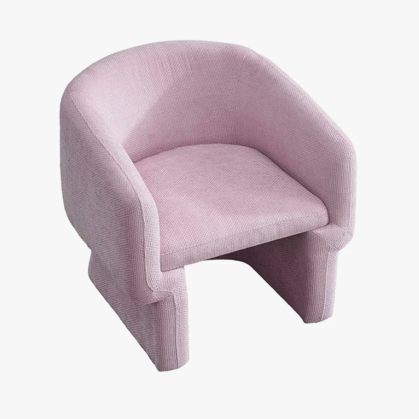KAYLI Fauteuil cabriolet en tissu rose - Fauteuils - Mobilier Deco