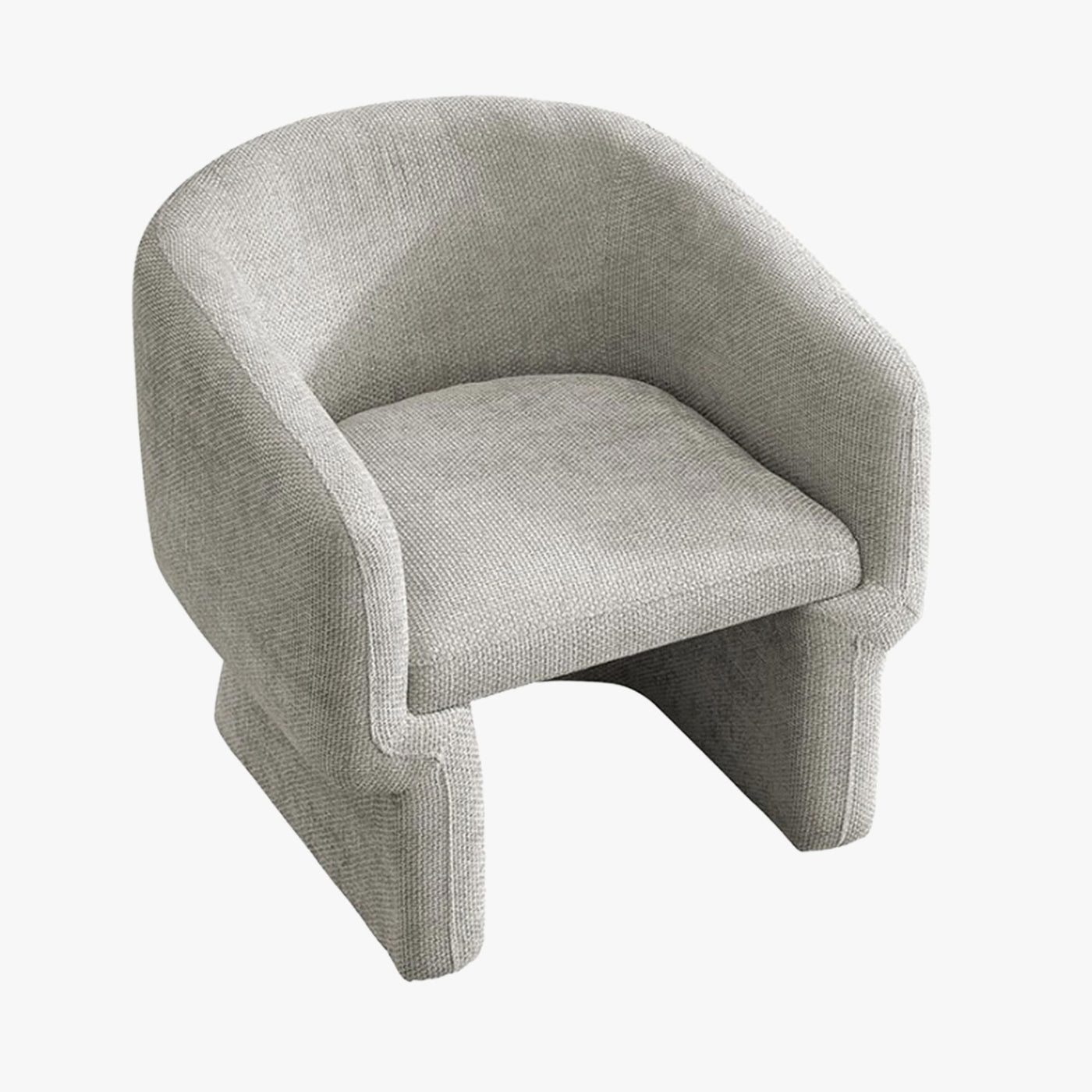 KAYLI Fauteuil cabriolet en tissu taupe - Fauteuils - Mobilier Deco