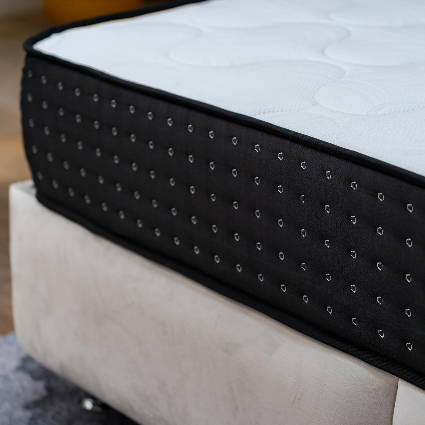 KENAN Ensemble sommier + matelas 26 cm 160x200 - Ensemble literie - Mobilier Deco