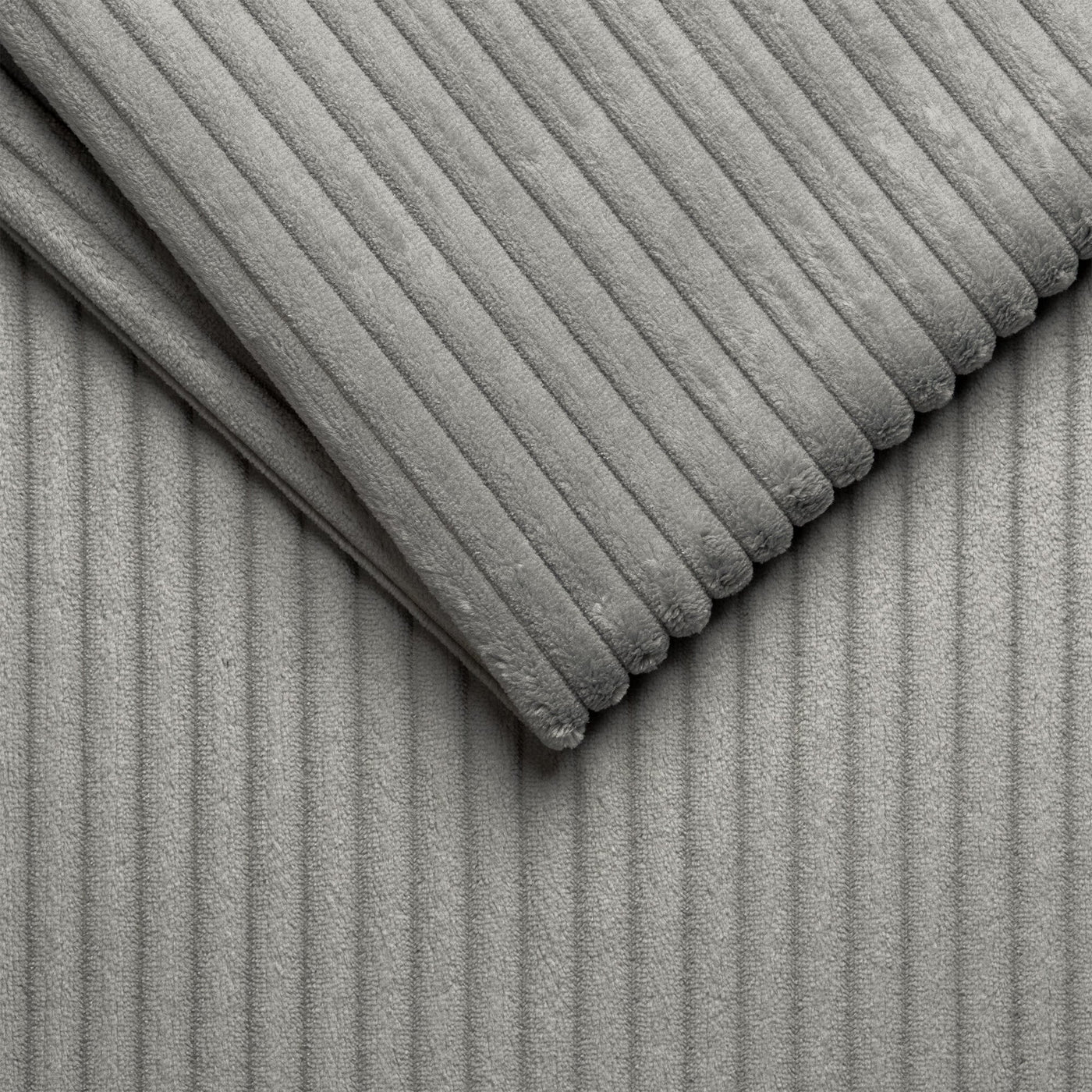 LANA Canapé d'angle convertible et réversible avec coffre en tissu gris clair - Canapé d'angle convertible - Mobilier Deco