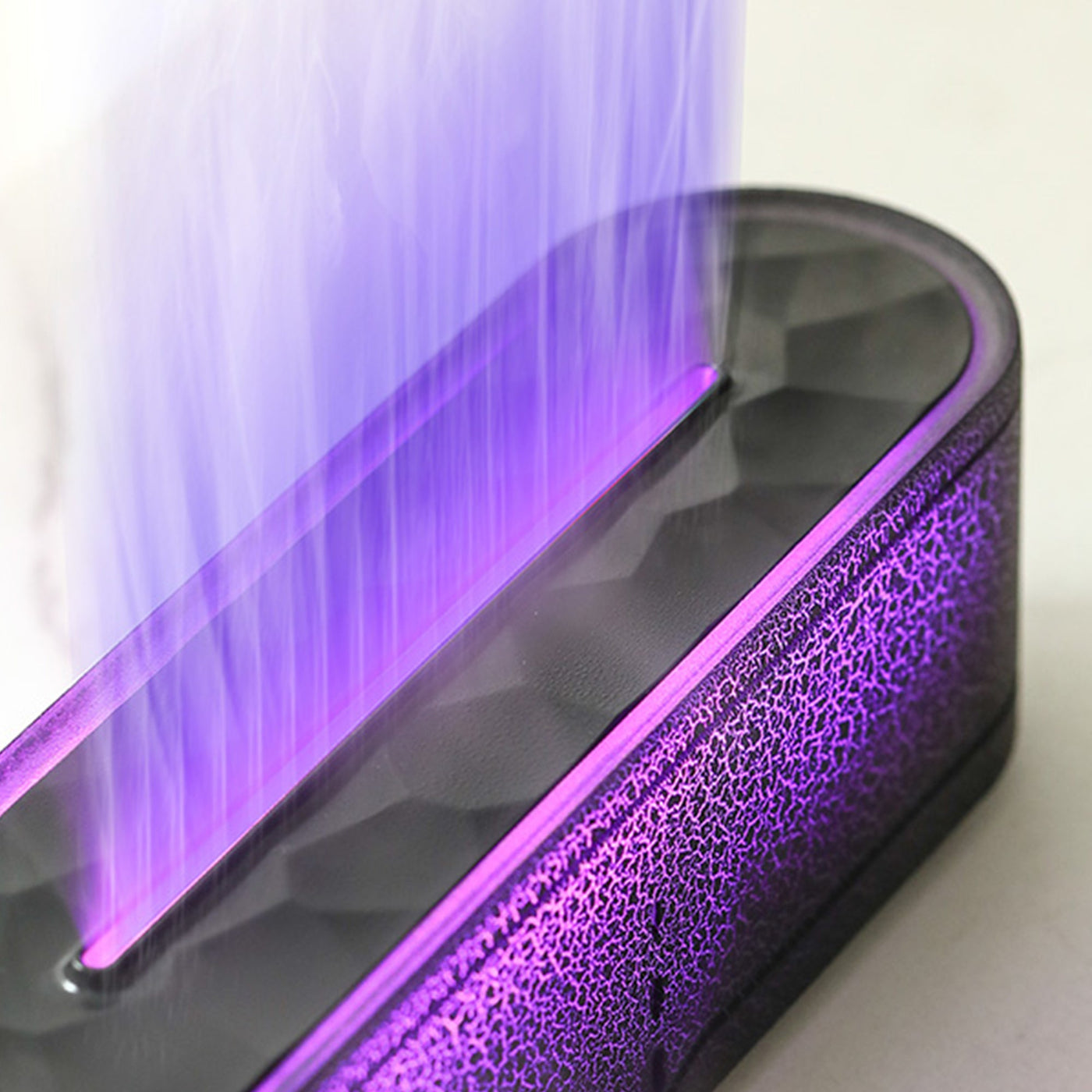 LEYAN Diffuseur d'huiles essentielles avec flammes à LED noir - Diffuseurs - Mobilier Deco