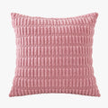 LEYSIA Coussin carré en tissu rose 43x43 cm