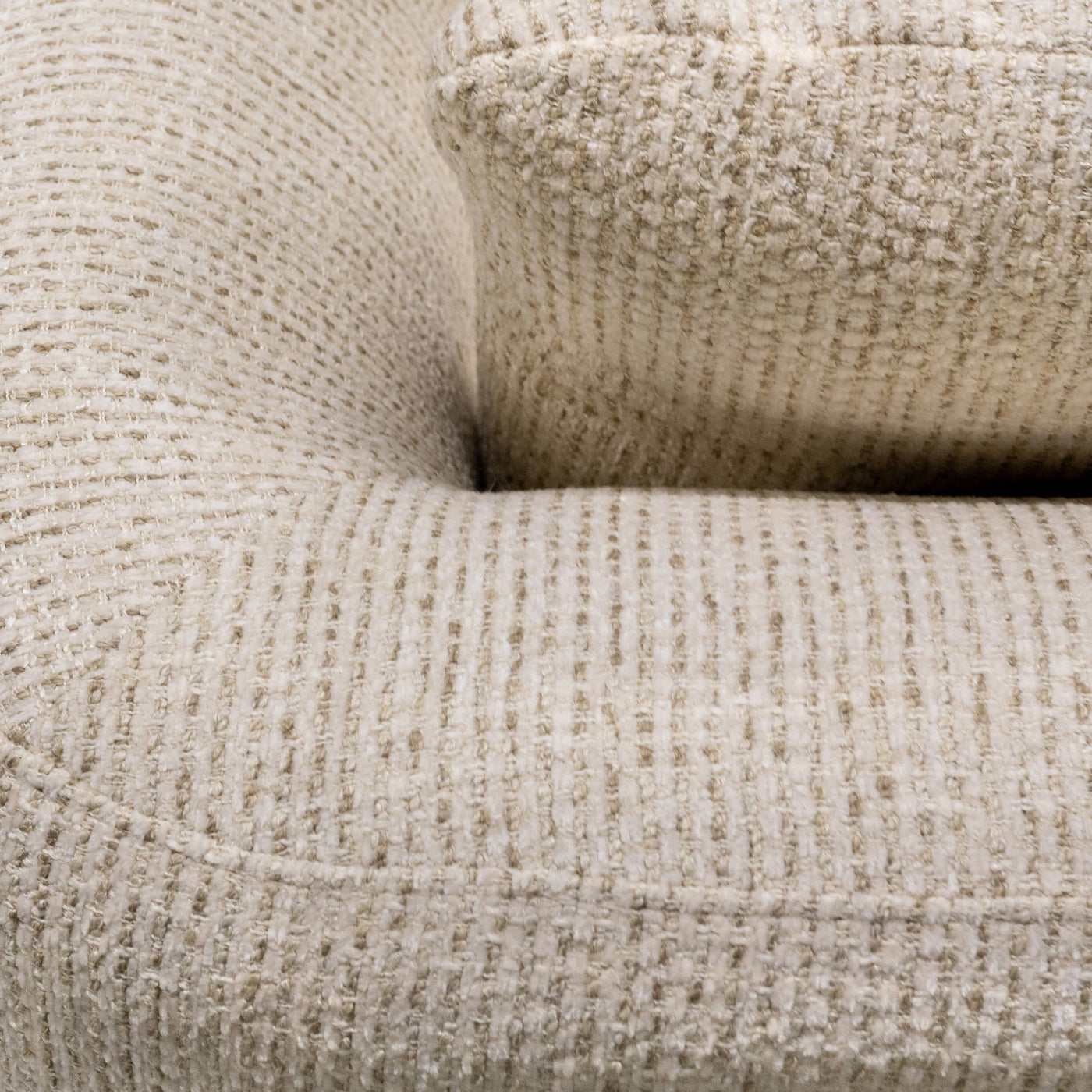 LINDA Canapé d'angle en tissu beige - Angle gauche - Canapés d'angle - Mobilier Deco