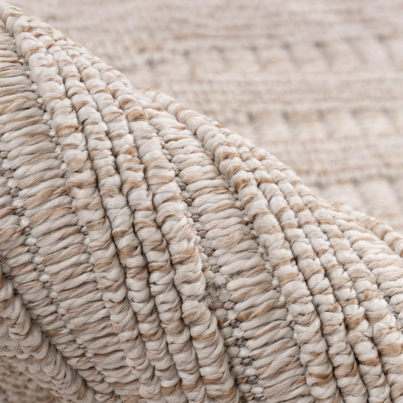 LUXOR 2 Tapis tissé à franges beige - 160x230 cm - Tapis - Mobilier Deco