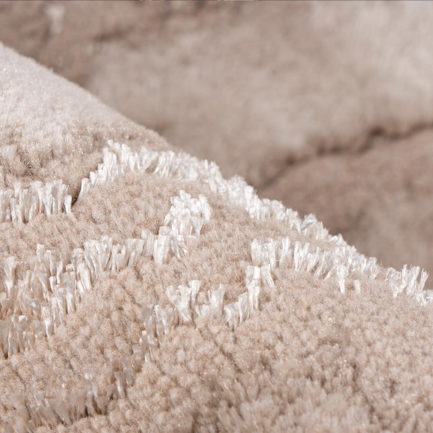 MARMARIS Tapis en tissu à veinure marbré beige -160x230 cm - Tapis - Mobilier Deco
