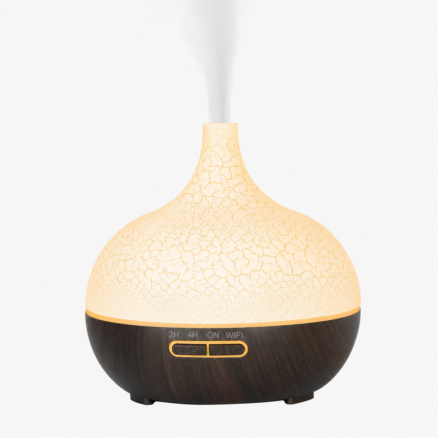 MAROS Diffuseur d'huiles essentielles à LED noir et blanc - Diffuseurs - Mobilier Deco