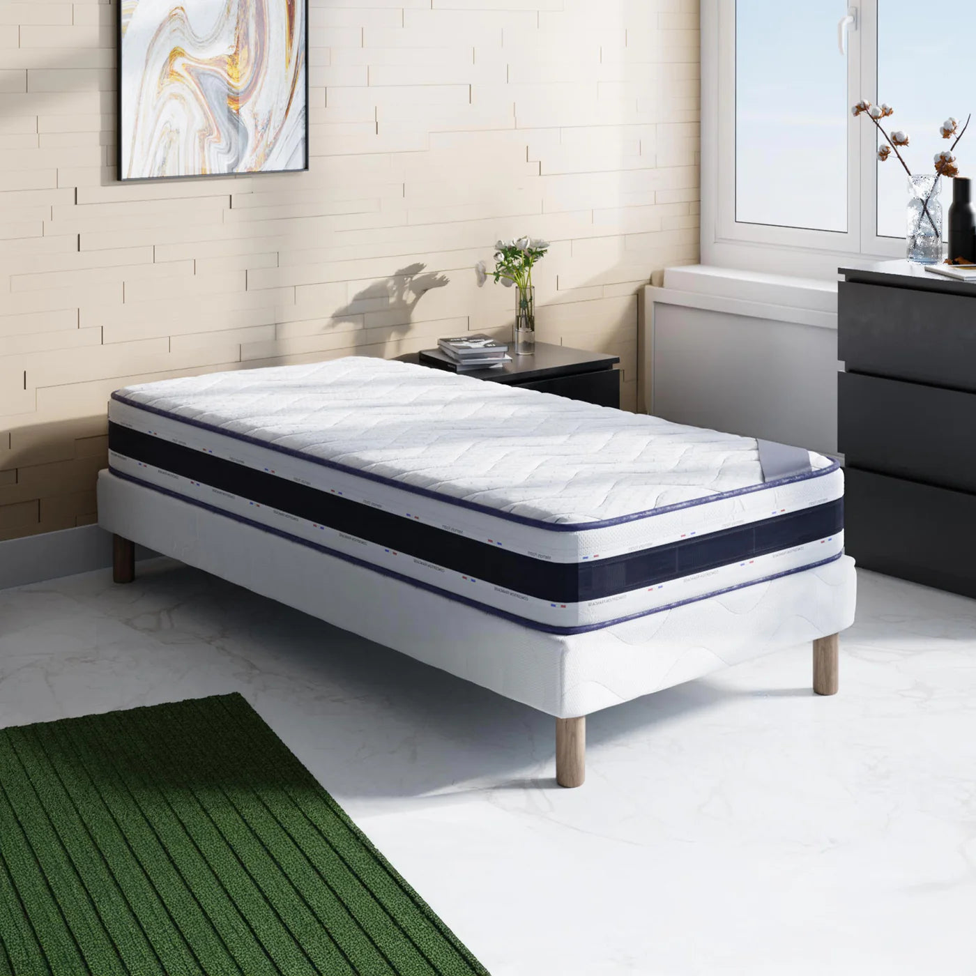 MATIAS - Matelas à mémoire de forme 22 cm