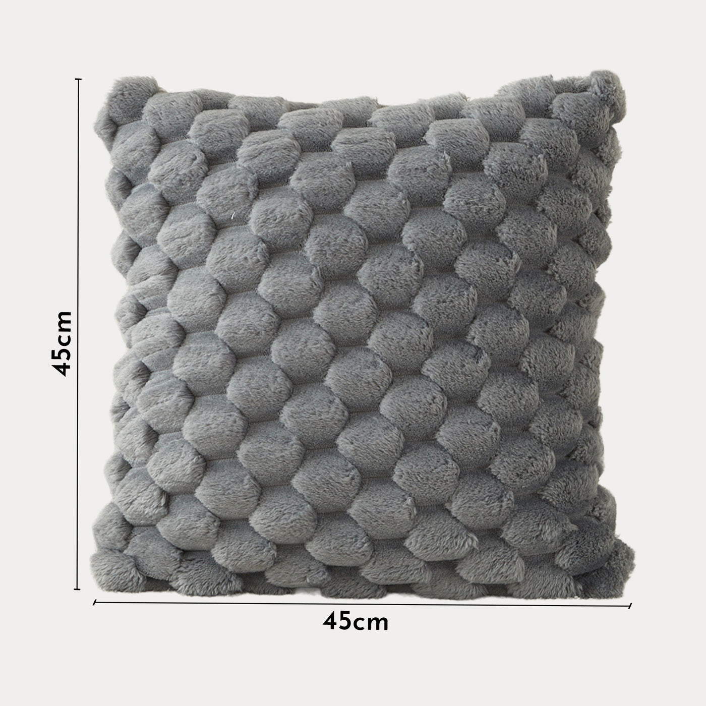 MEYS Coussin carré en tissu gris 45x45 cm - Coussins - Mobilier Deco