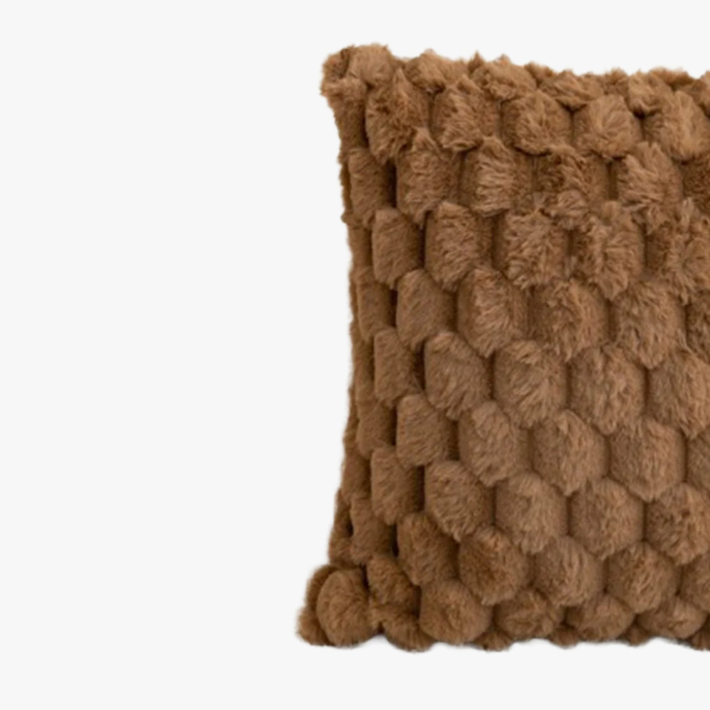MEYS Coussin carré en tissu marron 45x45 cm - Coussins - Mobilier Deco