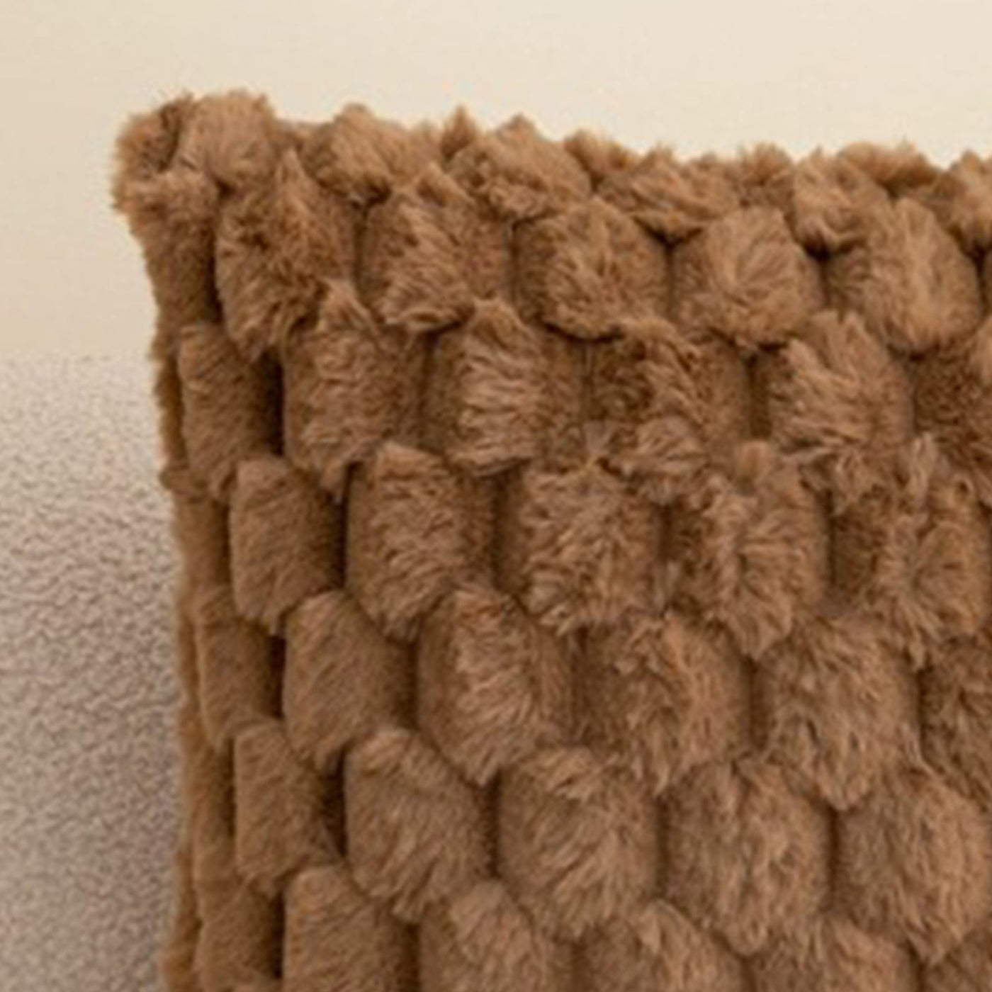 MEYS Coussin carré en tissu marron 45x45 cm - Coussins - Mobilier Deco