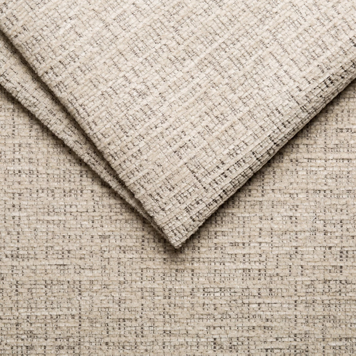 MILAN Canapé d'angle convertible en tissu beige - Angle gauche - Mobilier Deco