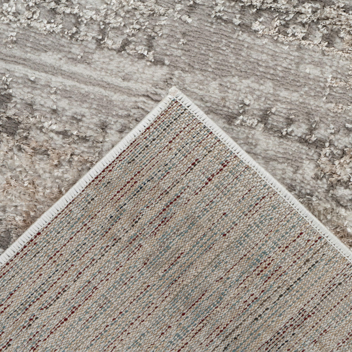 MILAS 2 Tapis en tissu texturé beige - 120x170 cm - Tapis - Mobilier Deco